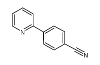 4-(2-吡啶基)苯甲腈结构式