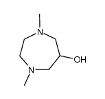 1,4-dimethylhexahydro-1H-1,4-diazepin-6-ol结构式