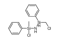 [chloromethyl-[(chloro-methyl-phenylsilyl)amino]silyl]benzene结构式