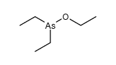diethylarsinous acid ethyl ester Structure