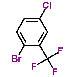 1-Bromo-4-chloro-2-(trifluoromethyl)benzene Structure