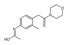 N-{3-Methyl-4-[2-(4-morpholinyl)-2-thioxoethyl]phenyl}acetamide Structure
