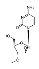 3'-O-methyl-β-D-arabinosylcytidine Structure