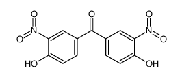 3,3'-dinitro-4,4'-dihydroxybenzophenone结构式