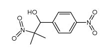 2-methyl-2-nitro-1-(4-nitrophenyl)propan-1-ol结构式