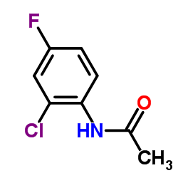 N-(2-Chloro-4-fluorophenyl)acetamide structure