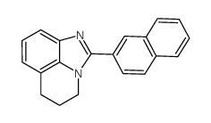 2-naphthalen-2-yl-5,6-dihydro-4H-imidazo[4,5,1-ij]quinoline结构式