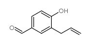 3-烯丙基-4-羟基苯甲醛结构式
