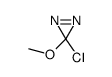 3-chloro-3-methoxydiazirine Structure