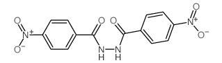1,2-Bis(4-nitrobenzoyl)hydrazine结构式