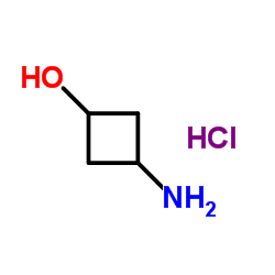 3-Aminocyclobutanol hydrochloride (1:1) Structure