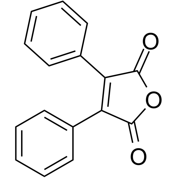 2,3-二苯基马来酸酐结构式