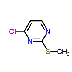 2-methylthio-4-chloropyrimidine structure
