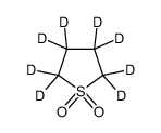 1,1-Dioxothiolan-d8 Structure