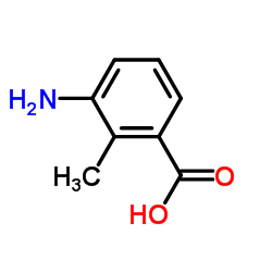 2-甲基-3-氨基苯甲酸结构式