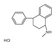 (1S,4S)-N-methyl-4-phenyl-1,2,3,4-tetrahydronaphthalen-1-amine,hydrochloride Structure
