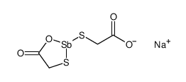 antimony sodium thioglycollate Structure