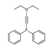 2-diphenylphosphanyl-N,N-diethylethynamine结构式