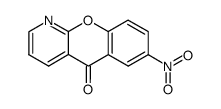 7-nitro-chromeno(2,3-b)pyridin-5-one结构式