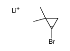 lithium,2-bromo-1,1-dimethylcyclopropane Structure