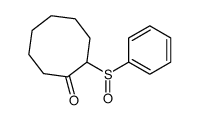 2-(benzenesulfinyl)cyclooctan-1-one结构式