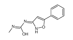1-methyl-3-(5-phenyl-1,2-oxazol-3-yl)urea结构式