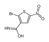 2-bromo-5-nitrothiophene-3-carboxamide Structure
