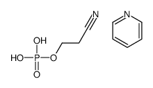 2-cyanoethyl dihydrogen phosphate,pyridine Structure