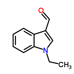 1-乙基-1H-吲哚-3-甲醛结构式