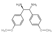 (1S,2S)-二(4-甲氧基苯)-1,2-乙二胺结构式