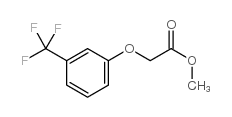 Methyl-3-trifluoromethylphenoxyacetate, Structure
