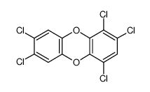1,2,4,7,8-五氯二苯并-对-二恶英结构式