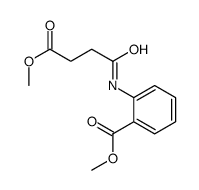 Methyl 2-(4-Methoxy-4-Oxobutanamido)Benzoate结构式