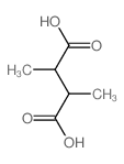 Butanedioic acid,2,3-dimethyl-, (2R,3S)-rel- structure