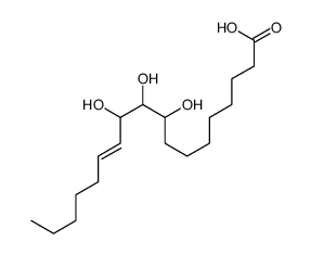9,10,11-trihydroxyoctadec-12-enoic acid Structure