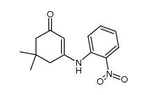 5,5-DIMETHYL-3-((2-NITROPHENYL)AMINO)CYCLOHEX-2-EN-1-ONE结构式