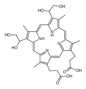 DEUTEROPORPHYRIN IX 2,4 BIS ETHYLENE GLYCOL Structure