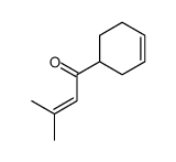 1-cyclohex-3-en-1-yl-3-methylbut-2-en-1-one结构式