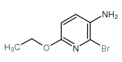 2-溴-6-乙氧基-3-氨基吡啶结构式