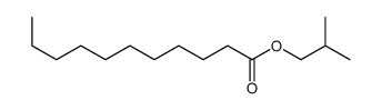 Undecanoic acid 2-methylpropyl ester Structure