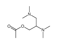 Acetic acid 2,3-bis-dimethylamino-propyl ester Structure