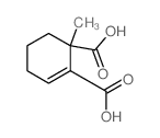 6-methylcyclohexene-1,6-dicarboxylic acid Structure