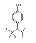 4-(1,1,1,3,3,3-hexafluoropropan-2-yl)phenol Structure