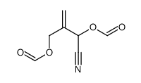 2-[cyano(formyloxy)methyl]prop-2-enyl formate Structure
