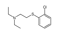 2-(o-Chlorophenyl)thio-N,N-diethylethanamine结构式