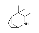 3,4,4-Trimethyl-2-azabicyclo[3.2.1]octane结构式