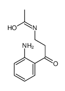 N-[3-(2-aminophenyl)-3-oxopropyl]acetamide结构式