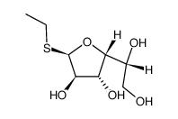 ethyl 1-thio-α-D-glucofuranoside Structure