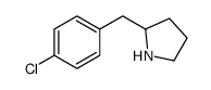 2-(4-Chlorobenzyl)pyrrolidine结构式