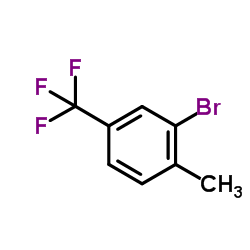 3-溴-4-甲基三氟甲苯结构式